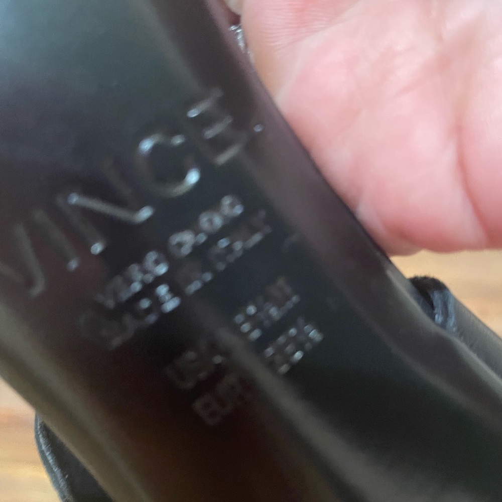 Vince Metallic & Leather Heels - Picture 7 of 11